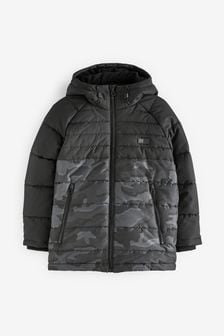Camouflage Shower Resistant Puffer Coat (3-16yrs) (C21391) | 35 € - 45 €