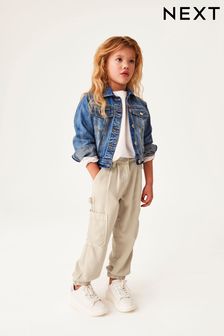 Neutral TENCEL™ Cargo Trousers (3-16yrs) (C21452) | 9,890 Ft - 12,490 Ft