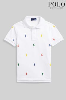 Polo Ralph Lauren Logo Print Polo Shirt (C21790) | CHF 116 - CHF 122