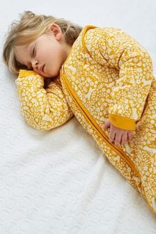 JoJo Maman Bébé Mustard Woodland 3.5 Tog Toddler Sleeping Bag (C21802) | SGD 81