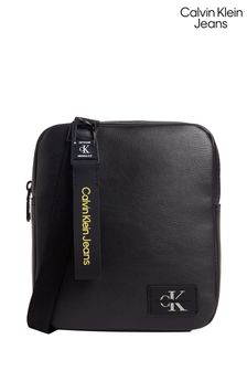 Черная сумка-мессенджер с логотипом Calvin Klein (C21868) | €56