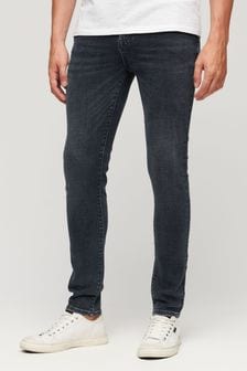 Superdry Blue Organic Cotton Skinny Jeans (C21952) | $124