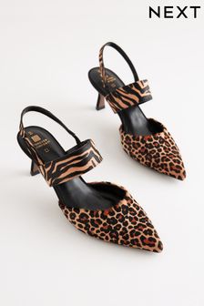 Animalprint - Forever Comfort® Leather Buckle Detail Shoes (C22341) | 74 €