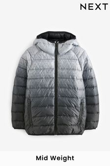 Black/Grey Puffer Jacket (3-17yrs) (C22914) | €30 - €43