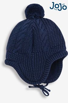JoJo Maman Bébé Navy Cosy Cable Knitted Hat (C23236) | 19 €