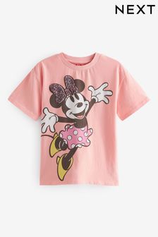 Розовый Mickey & Minnie - футболка с Свободный лицензионным принтом (3-16 лет) (C23304) | €14 - €18