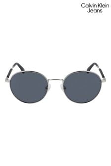 Calvin Klein Jeans Silver Sunglasses (C23807) | 440 QAR