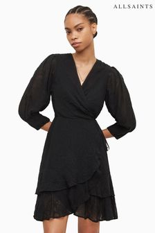 AllSaints Ari Ossia Black Dress (C24003) | 267 €