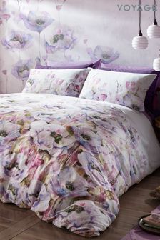 Voyage Purple Papavera Duvet Cover And Pillowcase Set (C24043) | TRY 1.477 - TRY 2.676