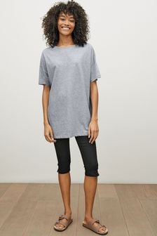 Grey Oversized T-Shirt (C24253) | 32 zł