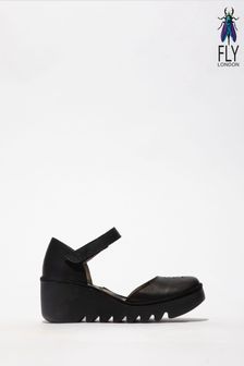 Fly London Black Biso Wedge Shoes (C24394) | 153 €