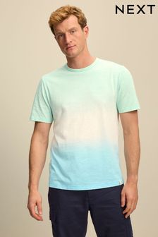 Blue/Green Dip Dye T-Shirt (C24600) | 55 zł