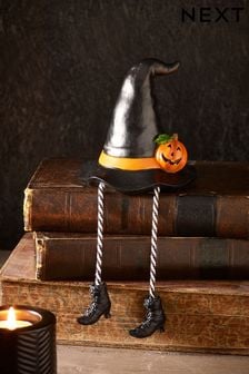 Black Halloween Witches Hat Ornament (C24615) | 49 QAR