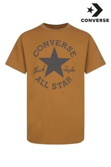 Converse Brown Chuck Patch T-Shirt (C24976) | $25