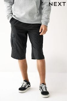 Black Belted Cargo Shorts (C25010) | 16 €