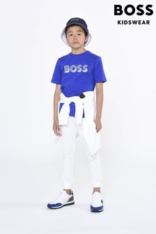 BOSS Blue Royal Logo Short Sleeved T-Shirt (C25089) | 138 zł - 168 zł