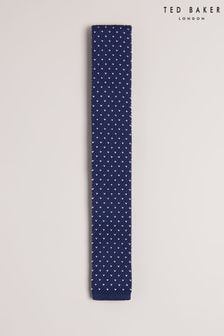 Ted Baker Navy Blue Knitena Spot Knitted Tie (C25222) | 60 €