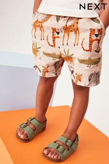 Salbeigrün - Sandalen mit gepolstertem Fußbett mit zweifacher Schnalle und Klettverschluss (C25265) | 21 € - 24 €