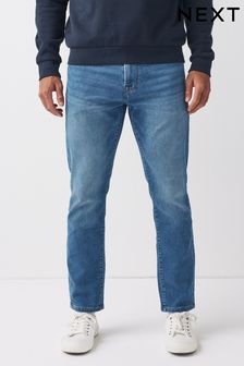Leuchtend blau - Slim Fit - Bequeme Stretch-Jeans (C25393) | 20 €