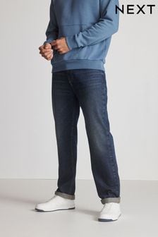 Dark Blue Straight Coloured Stretch Jeans (C25506) | 19 €