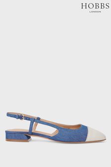 Hobbs Colette Blue Slingback Shoes (C25902) | ₪ 554