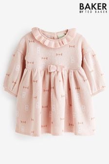 Baker by Ted Baker Pink Knitted Dress (C26101) | kr550 - kr600