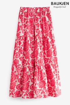 Baukjen Pink Isaaca Organic Cotton Skirt (C26211) | €138