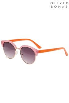 Pomarańczowe okulary przeciwsłoneczne Oliver Bonas Club Master (C26253) | 135 zł