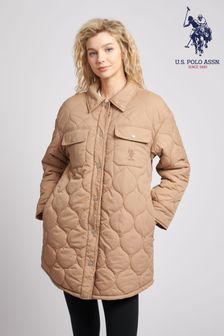 Ffogat - Cămașă tip jachetă matlasată U.s. Polo Assn. Femei (C27055) | 801 LEI