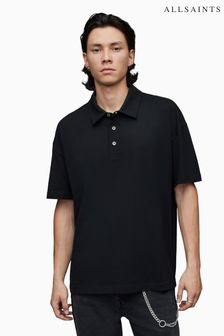 Allsaints Lex Polo-Shirt, Schwarz (C27070) | 50 €