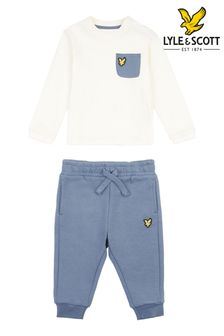 Pantalones de chándal y camiseta de manga larga para niño pequeño de Lyle & Scott (C27357) | 57 € - 64 €