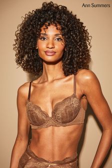 Ann Summers Nude 3 Sexy Lace Planet Padded Plunge Bra (C27500) | €21