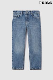 Reiss Mid Blue Quay Junior Slim Fit Adjuster Jeans (C27889) | €57