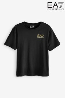 Emporio Armani EA7 Boys Black Core ID T-Shirt (C27899) | ₪ 140
