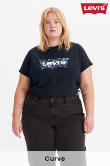 Levi's® Navy Blue Curve Perfect Batwing Floral T-Shirt (C28383) | €15.50