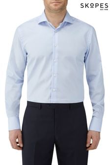 Skopes Tailored Fit Blue Dobby Cotton Formal Shirt (C28692) | ₪ 176
