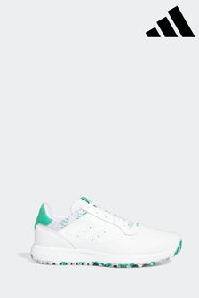 adidas Golf White/Green Leather Trainers (C28710) | €114