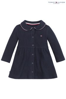 Tommy Hilfiger嬰兒服飾藍色羅紋連衣裙 (C28756) | NT$2,560