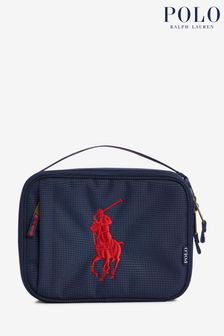 Polo Ralph Lauren Navy Blue Large Pony Logo Lunch Box Bag (C28837) | ₪ 210
