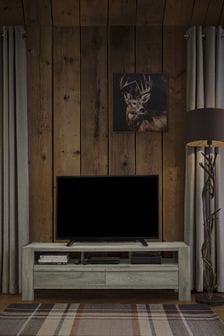 Grey Heath Oak Effect TV Unit, Up to 65 Inch (C29282) | €400