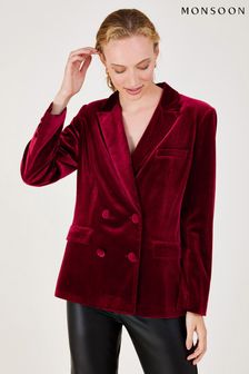 Monsoon Red Penelope Double Breasted Jacket (C29604) | 108 €