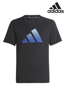 adidas Black Train Icons AEROREADY Logo T-Shirt (C29643) | $27