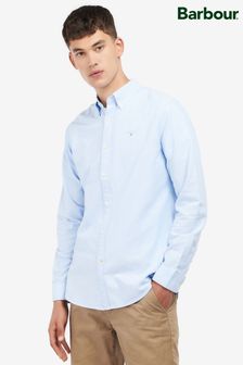 Barbour® Sky Blue Oxtown Classic Oxford Long Sleeve Cotton Shirt (C29648) | AED491