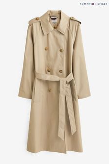 Tommy Hilfiger Curve Brown Trench Coat (C29740) | €229