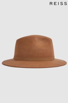 Reiss Camel Clive Wool Trilby Hat (C30156) | $99