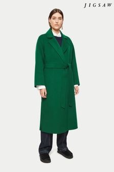 Jigsaw Green Long Double Faced Coat (C30310) | 268 €
