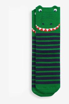 JoJo Maman Bébé Green Welly Socks (C30736) | $21