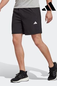 adidas Black Performance Train Essentials Woven Training Shorts (C30887) | $63