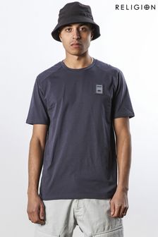 Religion Blue Classic Relaxed Fit T-Shirt (C31034) | 223 SAR