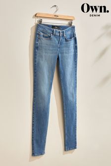 Tommy Hilfiger Mid Blue Tint Low Rise Skinny Jeans (C31974) | kr545